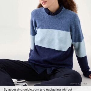 Uniqlo Souffle Yarn Crew Neck Sweater
